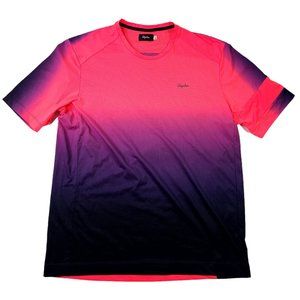 Rapha Technical Tee Cycling T-Shirt Jersey Large pink purple